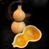 Fenteer Dried Gourd Water Bottle, Portable Water Bottle Water Gourd Flagon Gourd Jug for Camping, Gourd Craft Calabash Ornament Decoration for Home