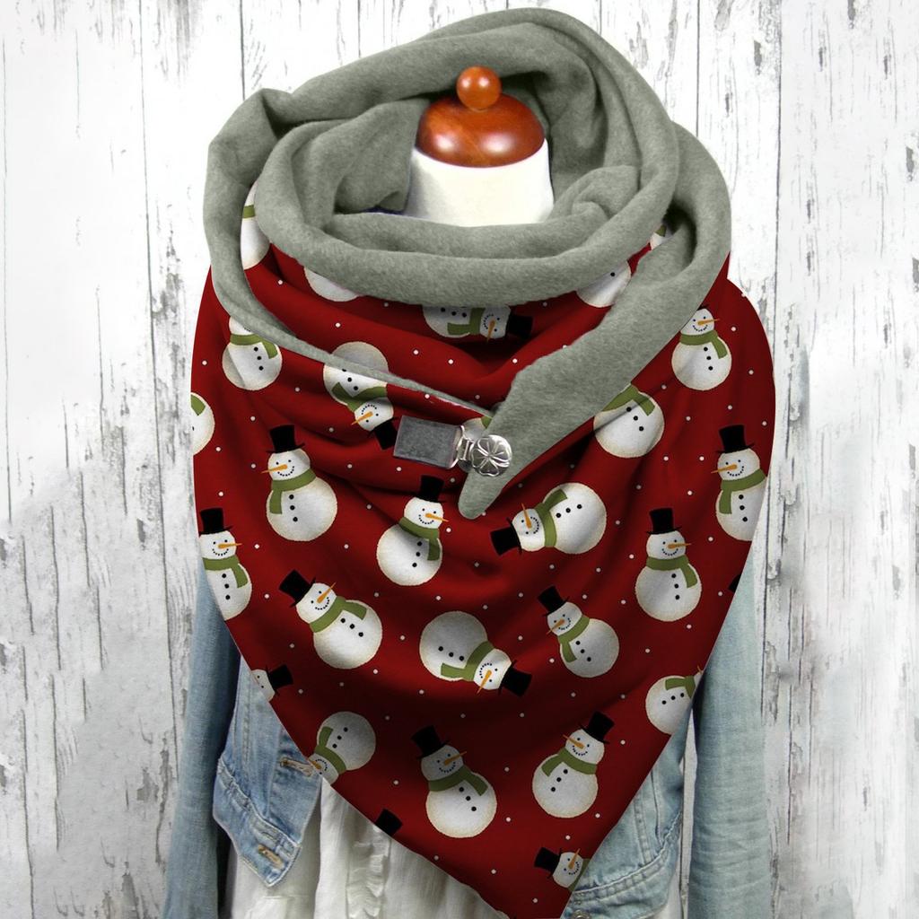 1 PC Kobiety Szalik z nadrukiem Moda Retro Kobiet Uniwersalny Szalik