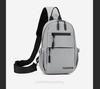 Men's Multi-Layer Large Capacity Crossbody Chest Bag for Outdoor Sports and Business Commute