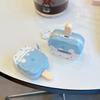 Spoof Blue and White Ice Cream for AirPods1 Earphone Case 1/1 Generation Apple AirPods Pro1 Protective Case Female