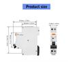 Sturdy Plastic 32Amp RCBO Safety Switches Accessory Convenient for Earth Leakage 1P+N 30mA 6kA B32 Curved B Use