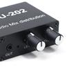 Stereo Mixer Audio Distributor For Headphone External Power Amp Volume