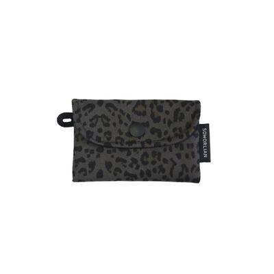 Soworlian Simple Card Wallet_Leopard Dark