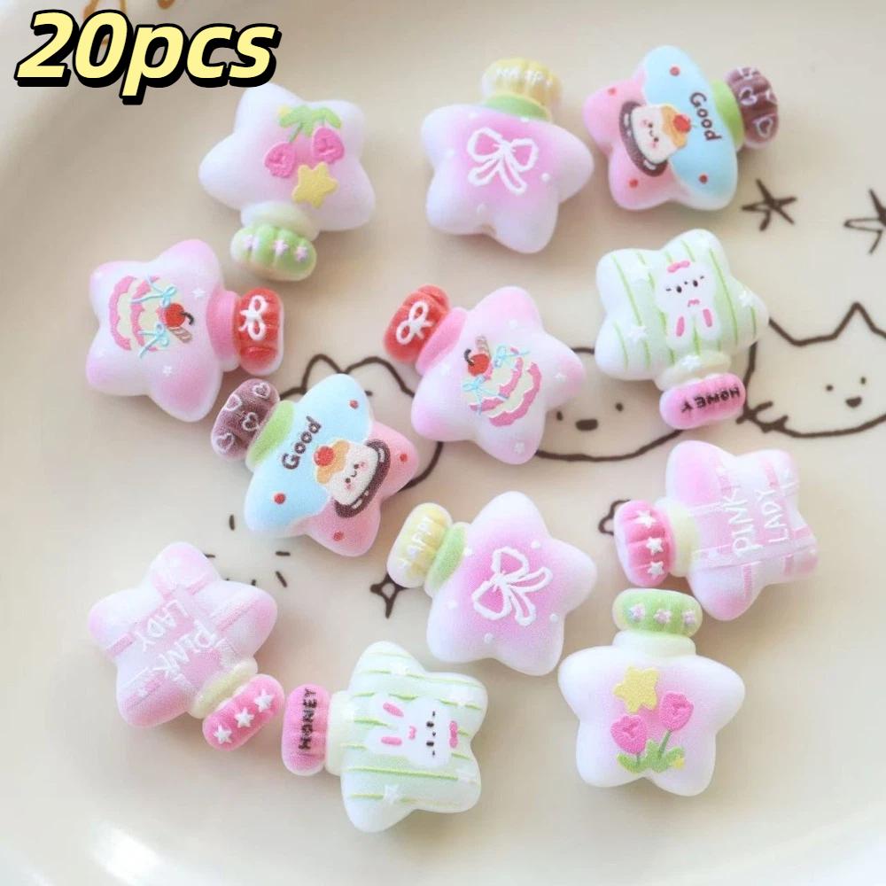 20pcs Wishing Bottle Style Craft Beads DIY Craft Keychain Material  Gift Making