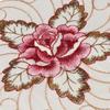 Embroidery Flower Coaster Round Placemat Coffee Table Cup Pad  Table Decoration