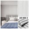Self-Adhesive Wood Grain Stripe Wallpaper for Bedroom – Warm, High-Value, Cross-Border Design