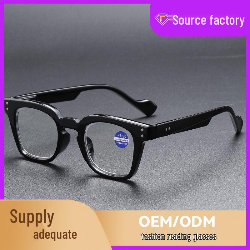 Unisex Japanese Multifocal Photochromic Blue Light Blocking Reading Glasses for Distance and Close-Up, Flat Lens, Senior-Friendly.