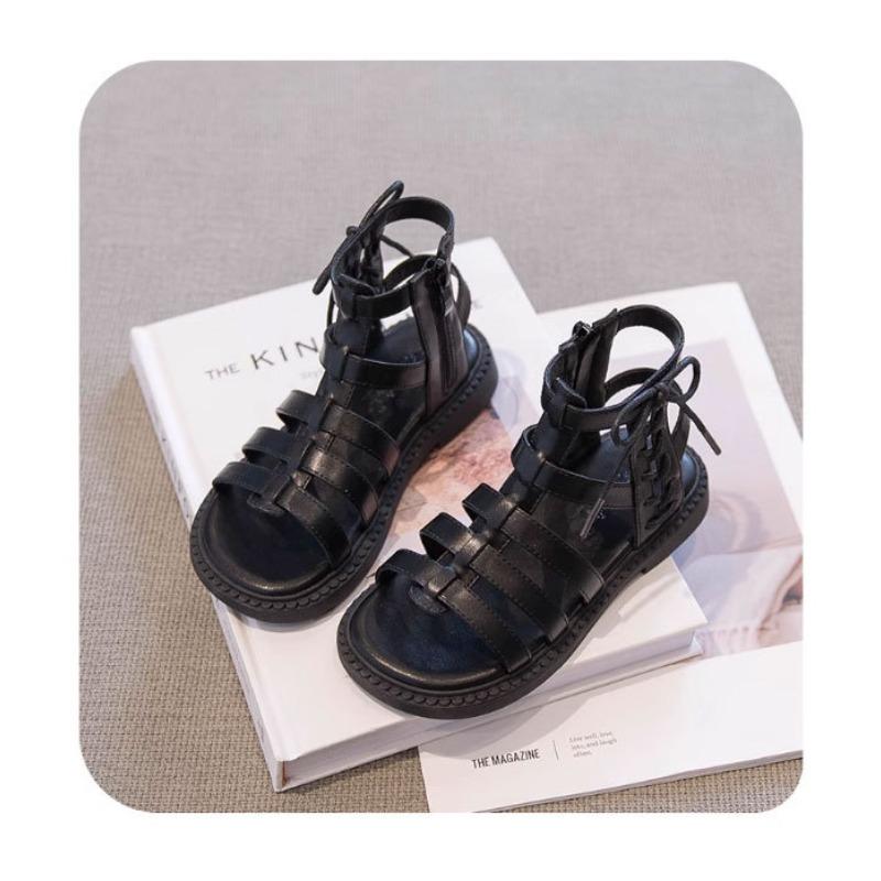 Neue Sommer Sandalen mit offenen Zehen für den Strand, Prinzessinnen-Stil für große und mittelalte Mädchen