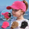 Love Parent-child Hat, Children's Baseball Cap, Girls Can Tie a Ponytail, Sunshade Cap, Summer Sunscreen, Empty Top Sun Hat