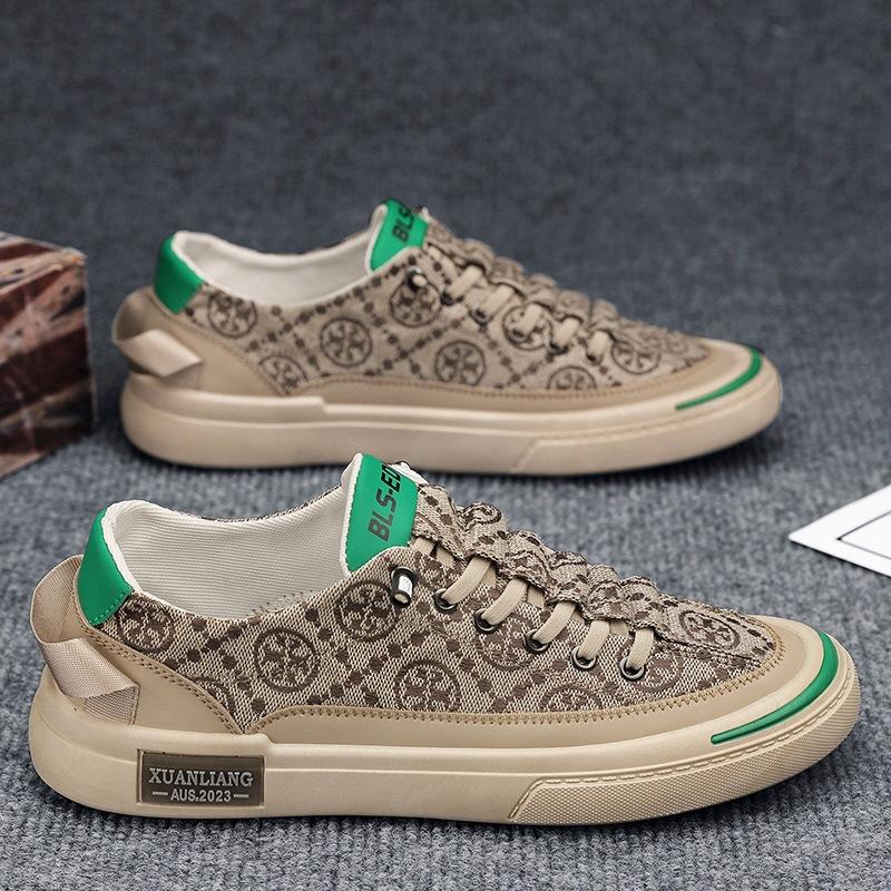 

Лето 2024, новые дышащие низкие кеды для ленивого ношения, повседневная обувь для доски