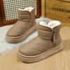 Winter Sleeve Warm Snow Boots Cotton Shoes Fleece Velvet Thick Warm Shoes Waterproof Platform Snow Boots For Women