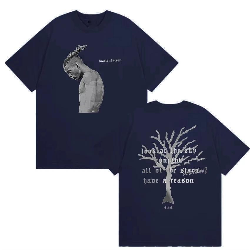 Rapper XXXTentacion New Album 2026 Merch T Shirt Unisexs Vintage Gothic Short Sleeve Cotton Tshirts Unisex Hip Hop Tshirts Unisex