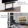 EQUALS TV Stand, Wall-Mounted TV Stand, Compatible with WALL FRAMESTAND, with Soundbar Shelf, Satin White