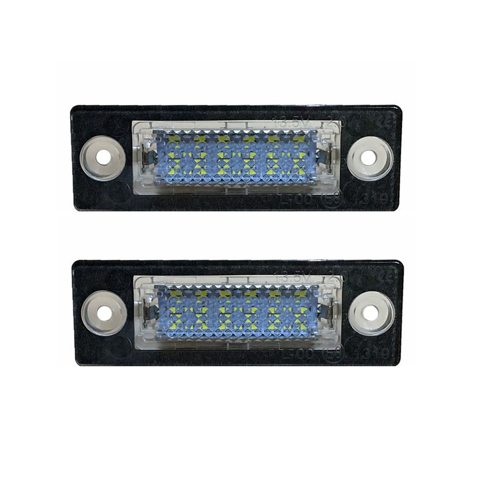 18SMD Rear LED Number License Plate Light Lamp for Volkswagen VW Multivan Caravelle Eurovan Passat Skoda Superb