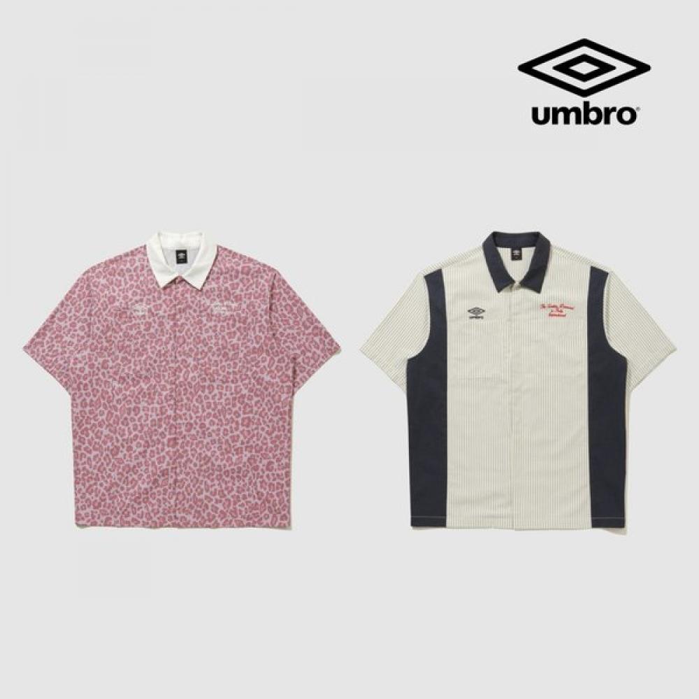 Umbro Seersucker Short Sleeve Shirt Uq221cjk65 white/90