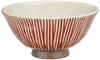 Tamaari Hasami Ware Rizaemon Kiln Kohiki Kyosenjiku Rice Bowl, Small, Red, 14800 Yen