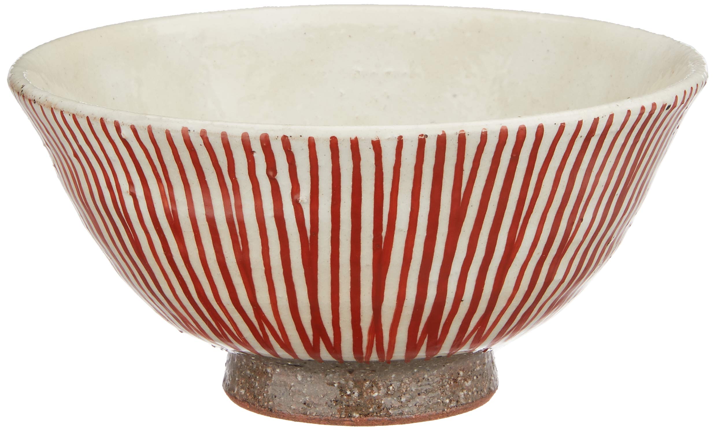 

Tamaari Hasami ware Rizaemon kiln Kohiki Kyosenjiku rice bowl, small, red, 14800 yen