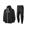 Set Sportivo Tinta Unita con Logo Ricamato Uomo Abbigliamento Sportivo Nero BV3025-010