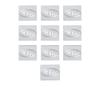 2/5/10pcs Aluminum Car Styling Interior Badge Sticker Decal Decor Accessories For Kia Kn K3 cerato Optima Motor Ceed K5 Soul