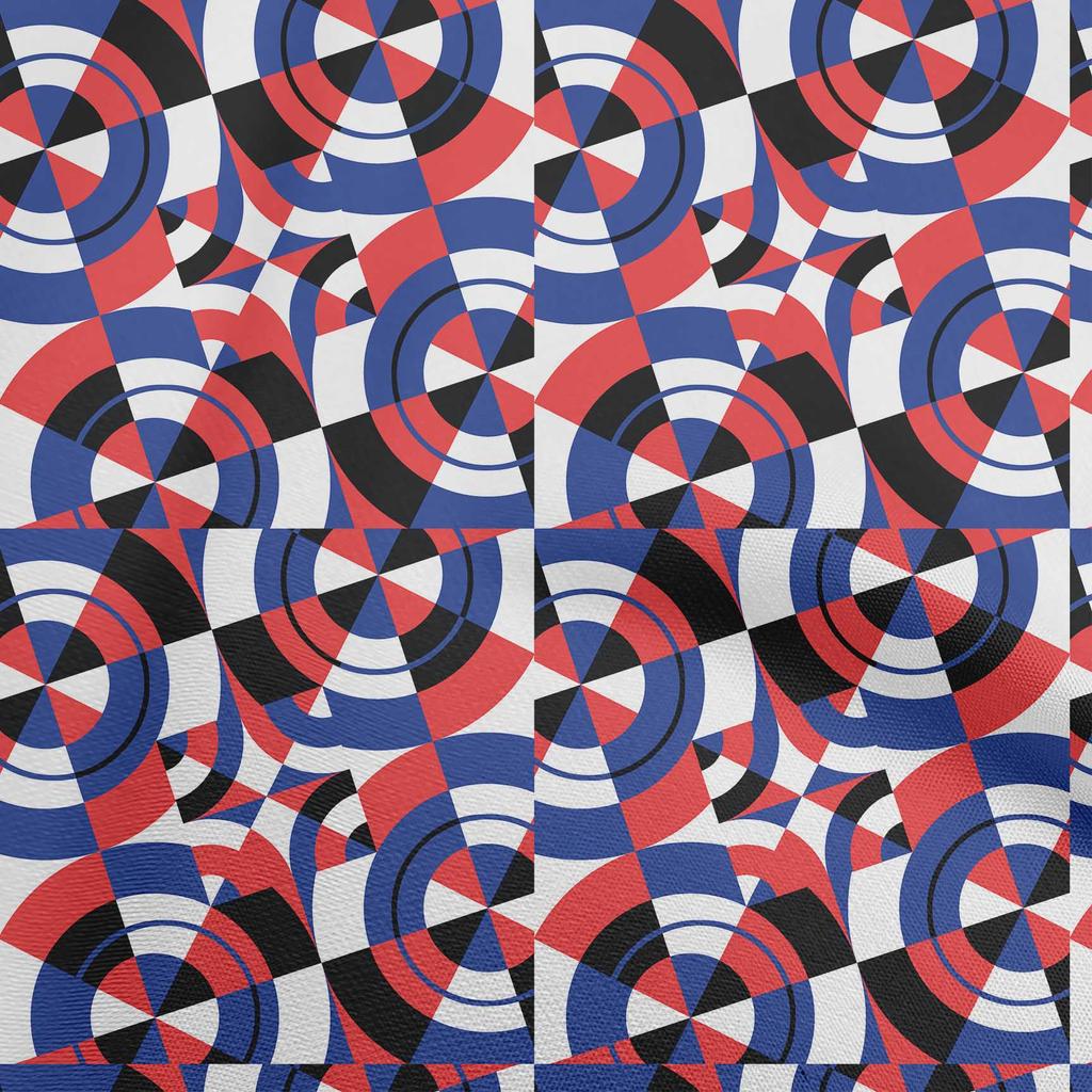 oneOone Cotton Flex Brown Fabric Geometrical Sewing Fabric By The Yard Printed Diy Clothing Sewing Supplies 40 Inch