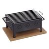 Barbecue De Table - Sauvic - 02905 - Grille Inoxydable 18-8 - 25 X 20 Cm