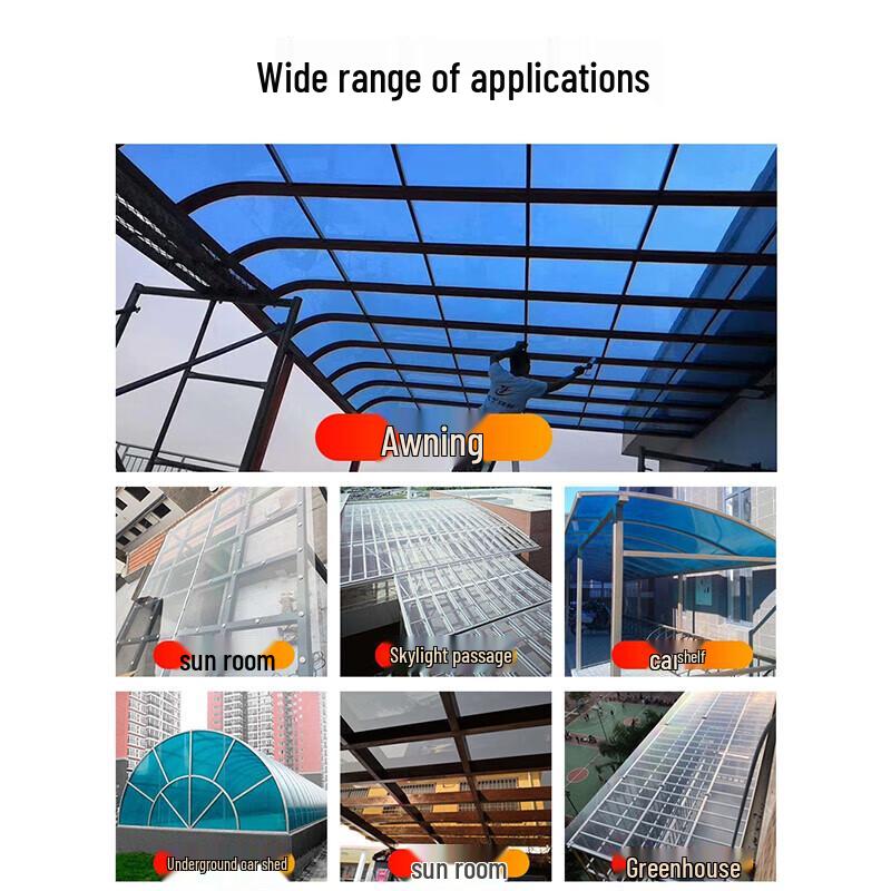 PC Sunlight Rain Canopy Panel