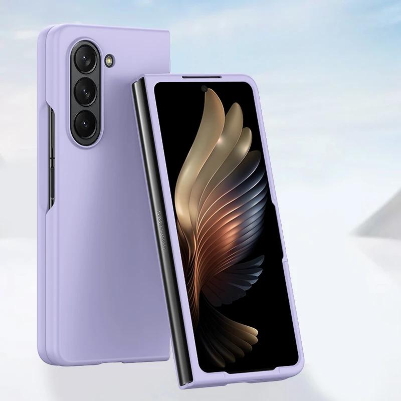 Hard Shell Plastic Phone Case for Samsung Galaxy Z Fold 7 6 5 4 3 Fold7 Fold6 Fold5 Fold4 Fold3 5G Full Package Protective Cover