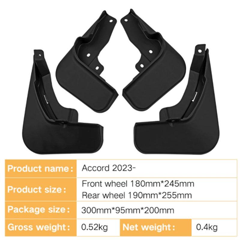 Honda Accord 2023 Splash Guards - Auto Modification Parts