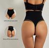 Women High Waist Firm Tummy Control Lace Thong Shapewear Panties Breathable Eco-Friendly Anti-Bacterial Seamless Steel Bones
