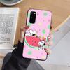 AN12 Snoopy Black Case for Xiaomi Poco X6 M5 M6 F5 F6 F1 C65 C55 C50 C51 C40 Redmi Note 7 8 14C A3X 13C 12C 11 10A 9C Pro Sofe Cover