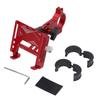 Bike Phone Mount Holder 360 Degree Rotatable Red Aluminum Alloy Handlebar Mounted Cell Phone Holder for Motorcycle