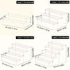 1pc multifunctional acrylic transparent stepped cake stand paper cup cake dessert display stand suitable for parties