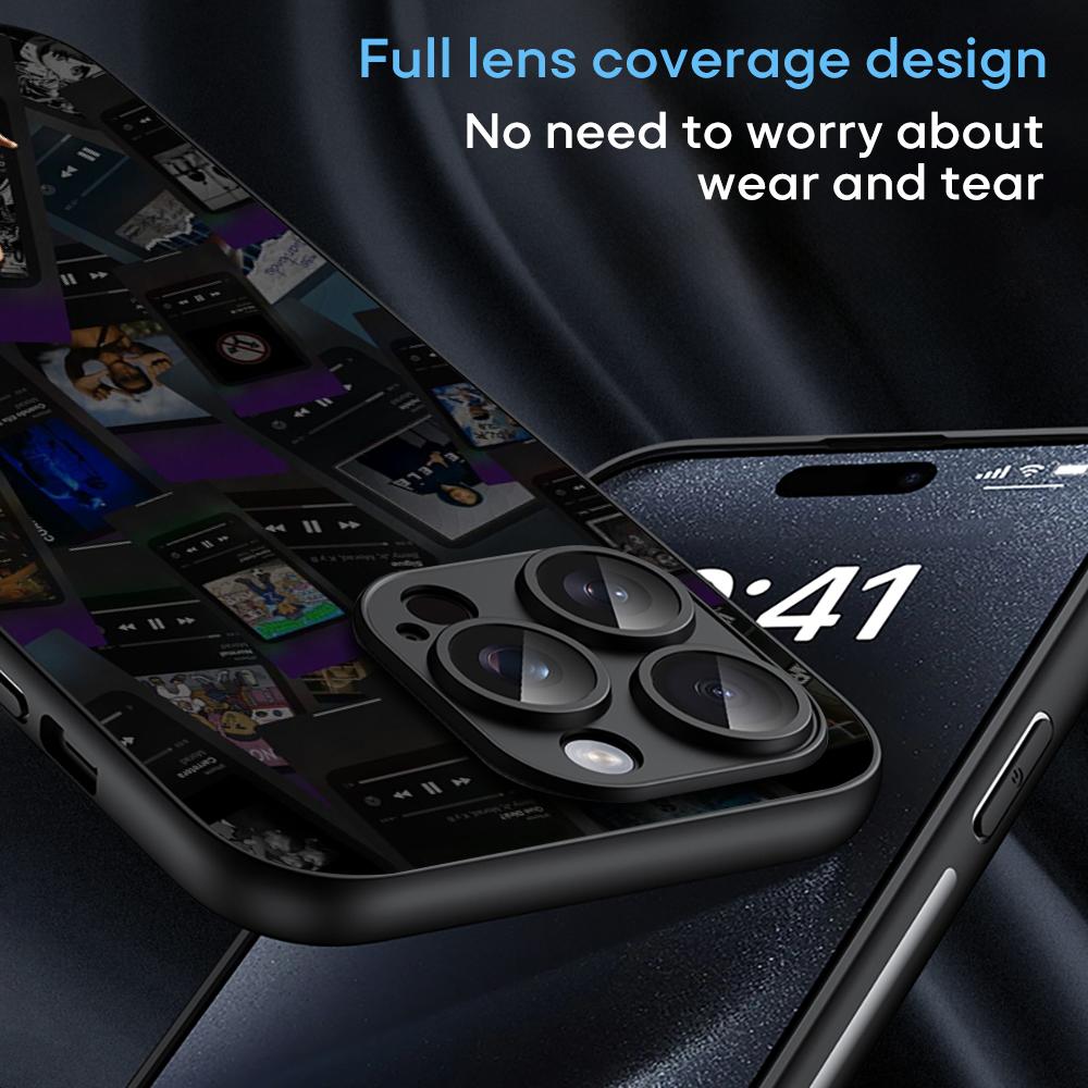 Hot Singer Morad Pattern Design Phone Case For iPhone 16 15 14 13 12 11 Plus Pro Max  High-end Luxury Magsafe Sheepskin