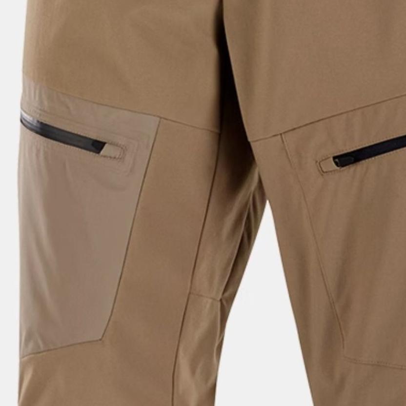 Salomon Outerpath Outdoor Workwear Comfortable Mid-Rise Fashion Casual Pants Men bottoms Mushroom-Brown LC2212300