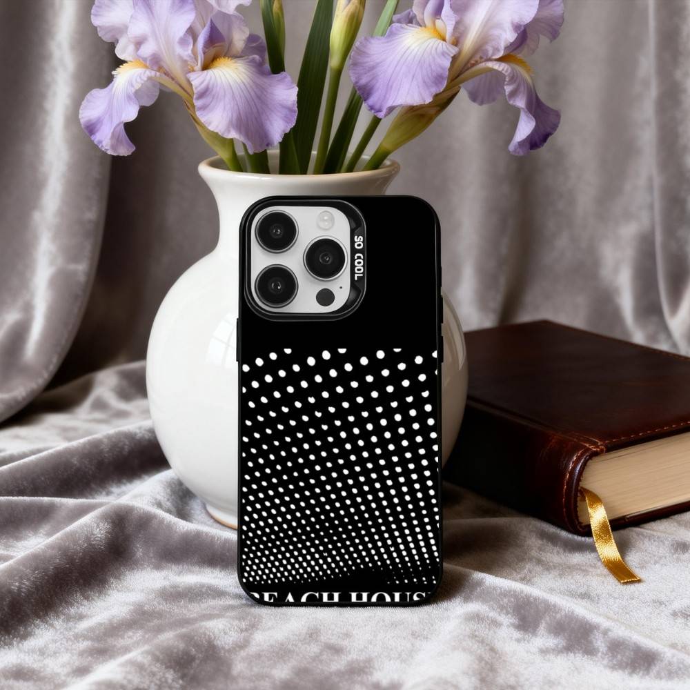 

Rock B-Beach H-House Band Phone Case For iPhone17,16,15,14,13,12,11 Plus,Pro Max Black Candy Silver Plated Cover iPhone13PRO