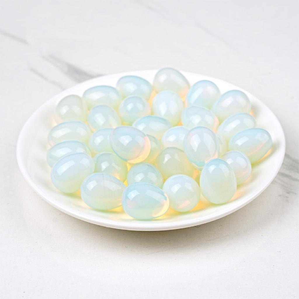 1 Pcs, Natural Crystal Rolling Stone, Mini Egg, 15 * 20mm, Raw Stone Bird Egg, Easter Egg, Ornament