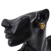 CHANEL COCO Mark Earring vintage Plated Gold 9g Women Used