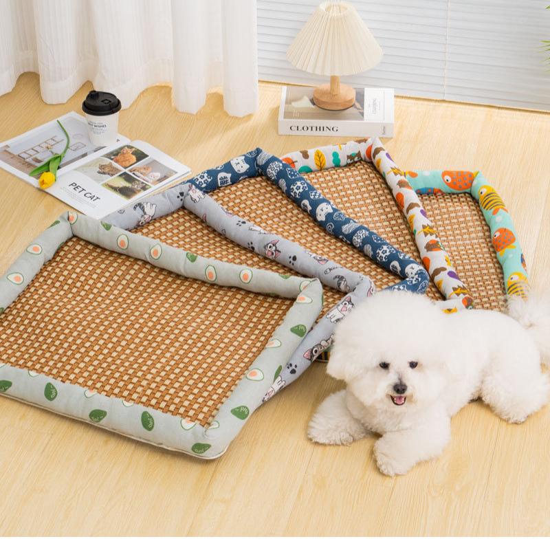 Free Pillow Pet Bed Cat Cool Summer Bed Waterproof Dog Sleeping Bed Ice Pet Mat Washable Bed For Dog