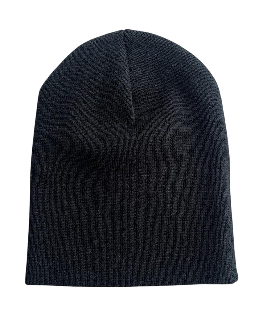 SK8ER ROCK Cross Patchwork Beanie ((Check*Black))
