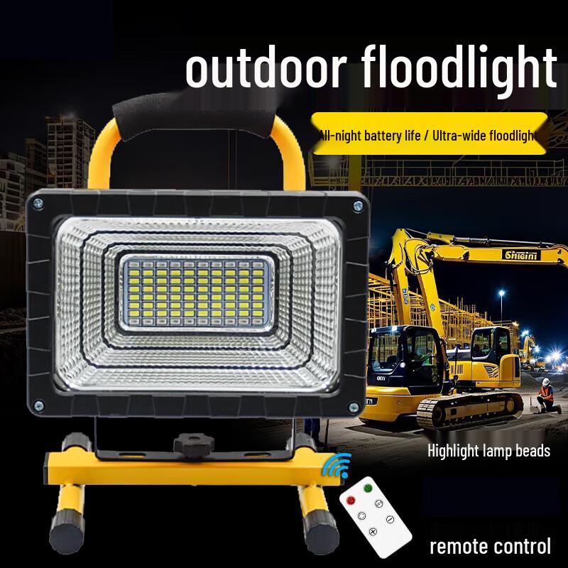 Ultra-Bright Portable Rechargeable Outdoor Floodlight