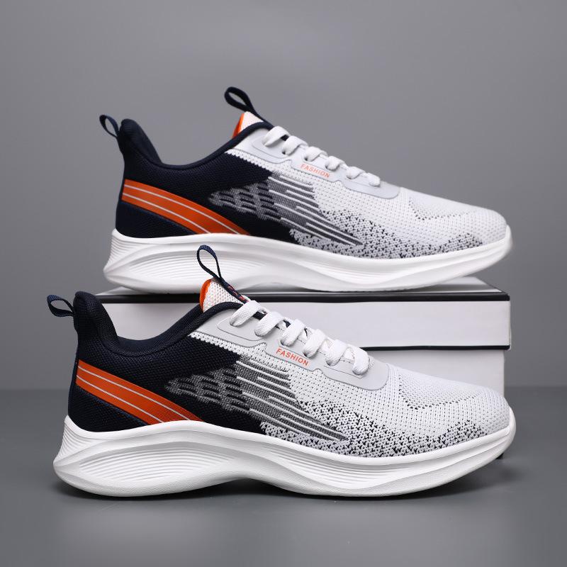 Męskie buty wiosna nowe siateczkowe oddychające dezodorujące buty sportowe męskie wszechstronne buty codzienne ultralekkie miękkie podeszwowe amortyzujące buty do biegania