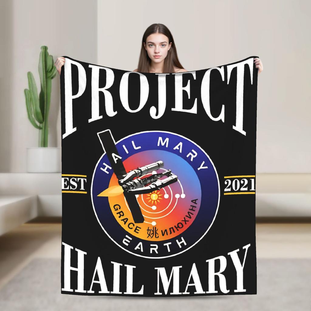 Project Hail Mary Blankets Quality Soft Warm  Throw Blanket Winter Children Bedroom Novelty Bedspread