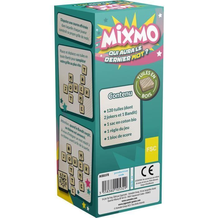 Jeu de société Mixmo - Asmodee - 2 à 6 joueurs - A partir de 8 ans - Construisez votre grille de mots