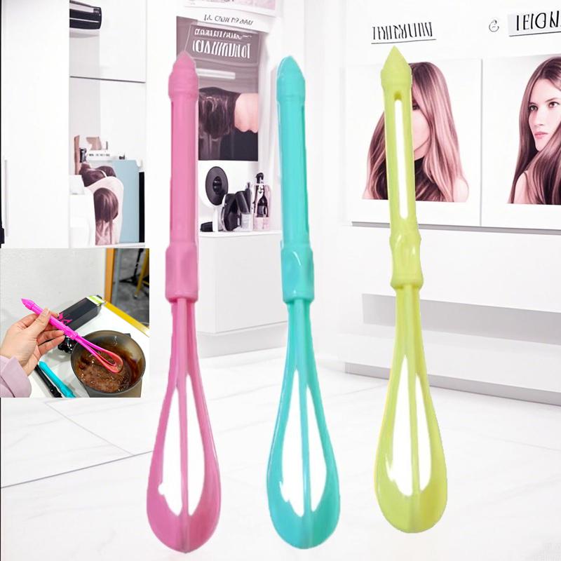 Hairdressing Cream Whisk Hair Color Mixer Stirrer Hair Dyeing Brush Barber Accessories Salon Multifunctional Styling Tools