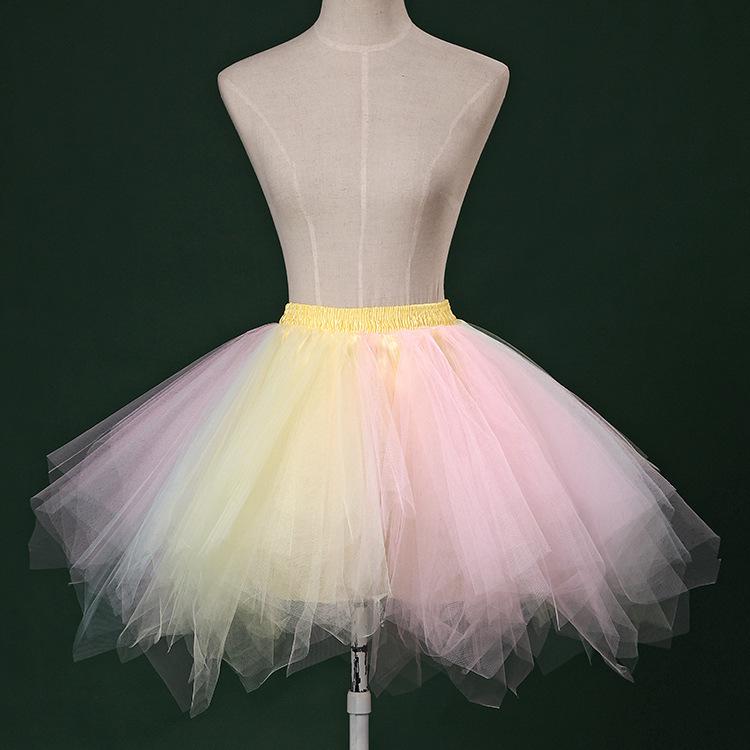 Colorful Boneless Padded Underskirt for Wedding Dress Photography