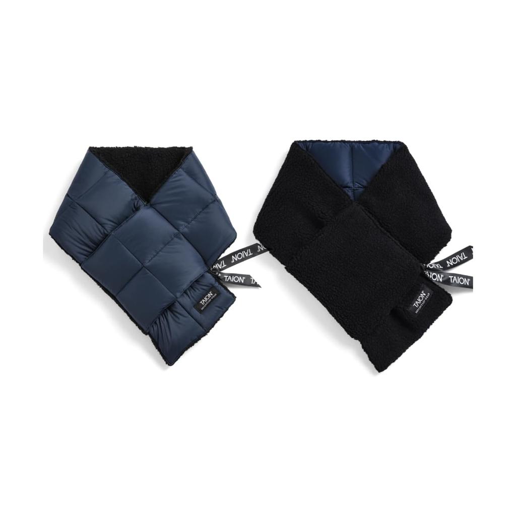 Taion Down Muffler R201MT Dark Navy X Black One Size