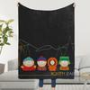S-SOUTHS P-PARKS Coperta Plaid Super Accogliente Peluche Soggiorno CARTONE Animato Divano Divanetto Regali di Compleanno Infantili