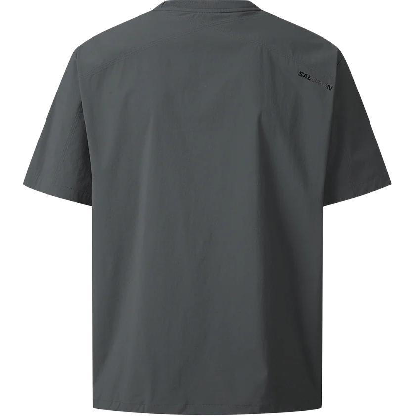 New SALOMON UNI Blast Woven T Shirt Unisex Gray C28134