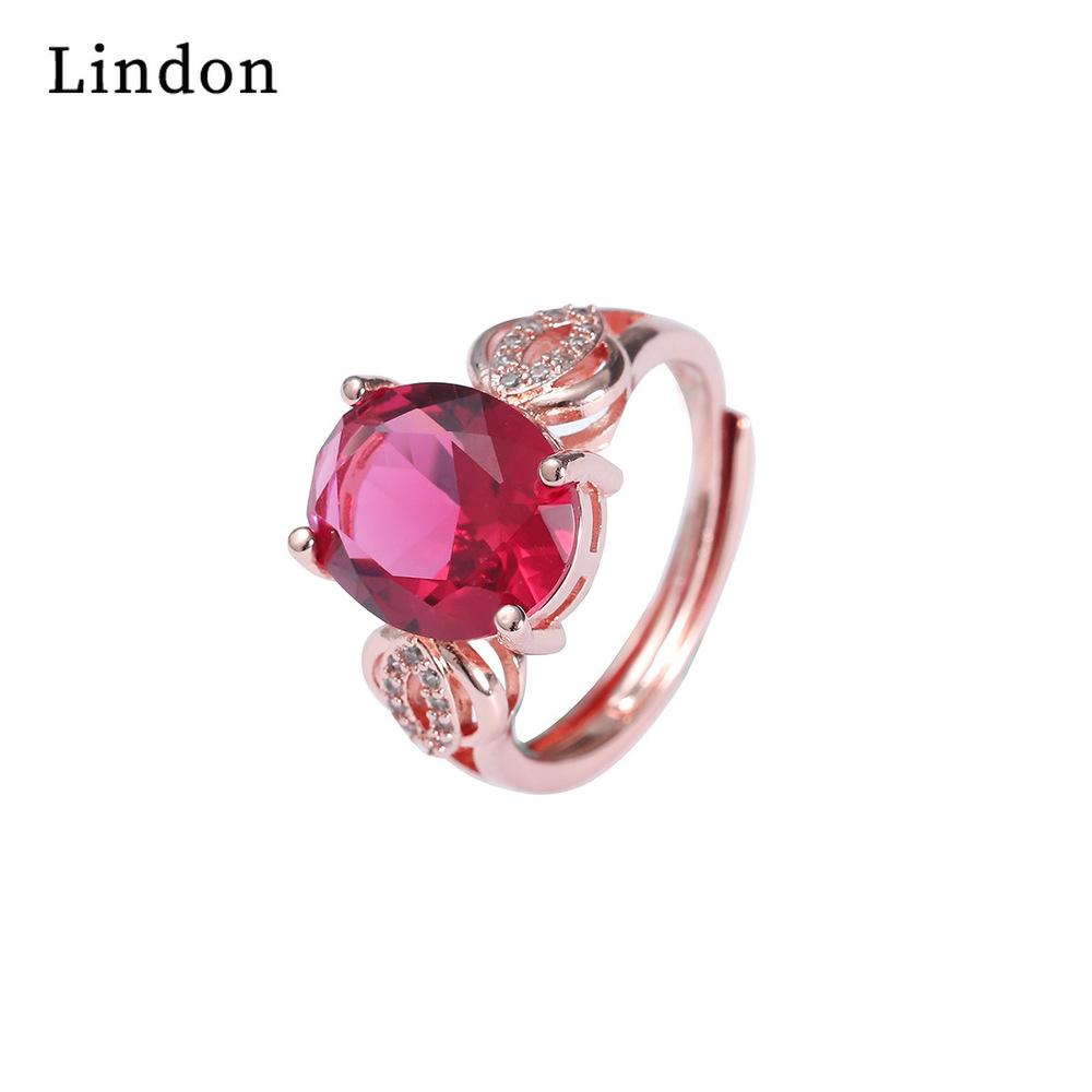 

Классическое кольцо Lindon с цирконием, женские ювелирные изделия, свадебный подарок, вечеринка