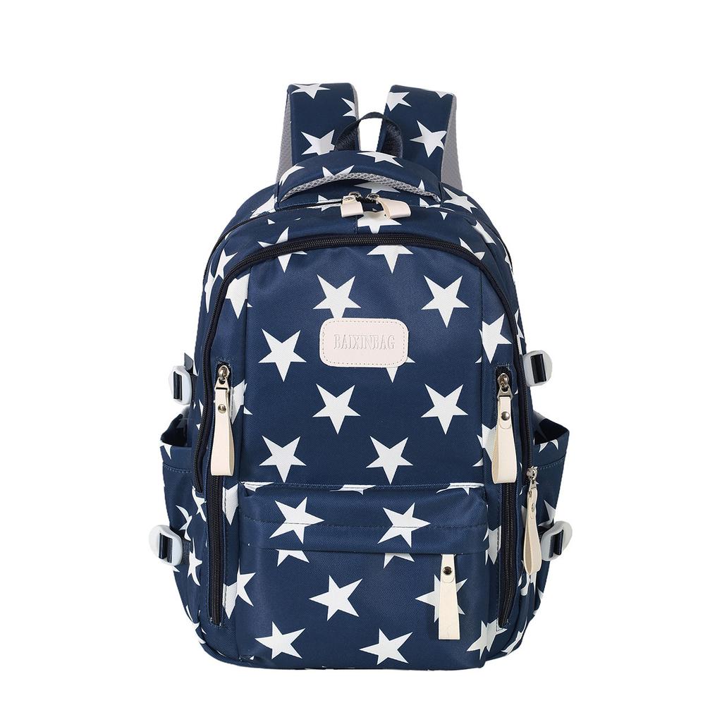 Schoolbag Backpack Male High School Junior High School Student Large Capacity Fashion Casual School Bag Female College Student Computer Bag Travel